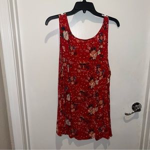 Torrid floral Challis Button Tank